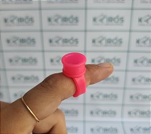 Anel Porta-Batoque Rosa Dermocamp