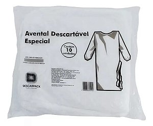 Avental TNT Descarpack | 10 unid