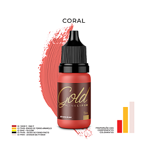 Coral Mag Gold Line Lips 10ml