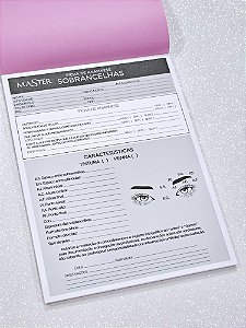 Ficha Anamnese Sobrancelhas 50 Unid | Master