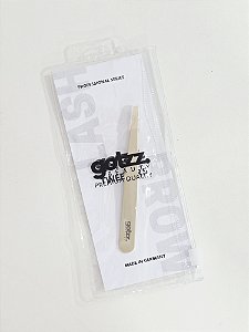 Pinça Gotzz Chanfrada Dourada