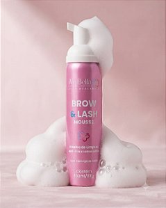 Brow e Lash Mousse de Limpeza We Bella 100ml