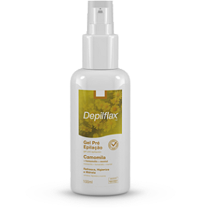 Gel Pré Epilação Camomila Depilflax 100ml