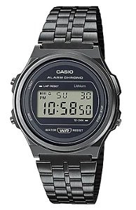 Relógio Casio Vintage Grafite A171WEGG-1ADF