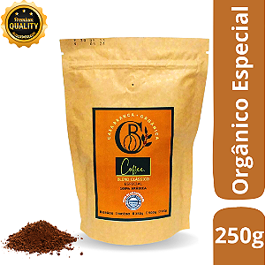 Café Orgânico Especial Torrado e Moído 100% Arábica 250g