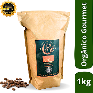 Café Orgânico Gourmet Em Grãos 100%Arábica Intenso Expresso 1kg