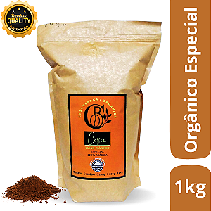 Café Orgânico Especial Torrado e Moído 100%Arábica Expresso 1kg
