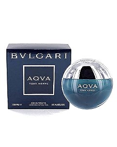 AQVA Pour Homme  Eau De Toilette Masculino - Bvlgari (CAIXA AMASSADA)