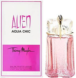 Alien Aqua Chic Eau de Toilette Legere Feminino Thierry Mugler (Raro) - Rosa