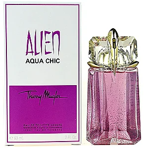 Alien Aqua Chic Eau de Toilette Legere Feminino Rosa - Thierry Mugler (Raro)