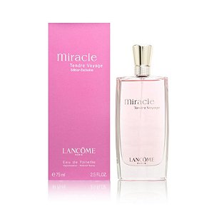 Miracle Tendre Voyage Eau de Toilette Feminino - Lancôme (Raro) CAIXA AMASSADA