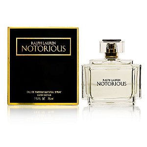 Notorious Eau de Parfum Feminino - Ralph Lauren (Raro)CAIXA AMASSADA