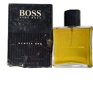 Number One EDT Masculino - Hugo Boss (Caixa Amassada) Embalagem Antiga