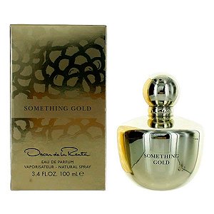 Something Gold Eau de Parfum Feminino - Oscar De La Renta (CAIXA AMASSADA)