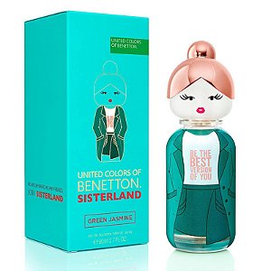 Sisterland Green Jasmine Eau de Toilette Feminino - Benetton (CAIXA AMASSADA)