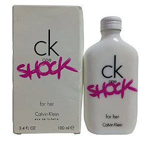 CK One Shock For Her Eau De Toilette Feminino - Calvin Klein (Caixa A -  AnMY Perfumes Importados