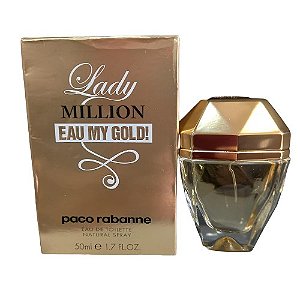 Lady Million Eau My Gold Eau de Toilette Feminino - Paco Rabanne (Caix -  AnMY Perfumes Importados