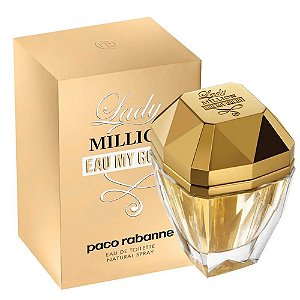 Lady Million Eau My Gold Eau de Toilette Feminino - Paco Rabanne (Caixa Amassada)