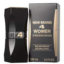 4 Women Eau de Parfum Feminino - New Brand (CAIXA AMASSADA)