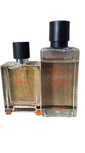 Terre D´Hermès Eau de Toilette + After Shave Masculino - Hermès (MINIATURA) CAIXA AMASSADA