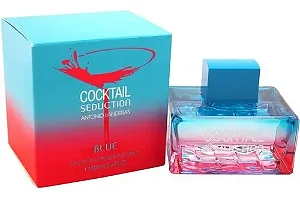 Cocktail Seduction Blue For Women EDT - Antonio Banderas (CAIXA AMASSADA)