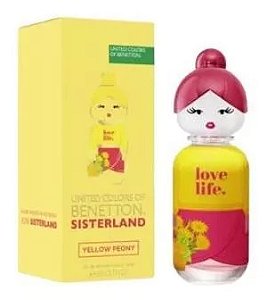 Sisterland Yellow Peony Eau de Toilette Feminino - Benetton