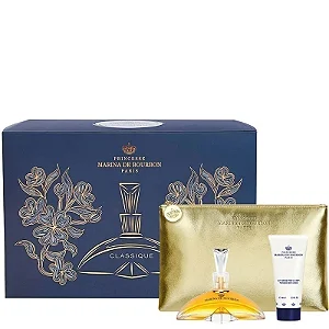 Kit Classique Eau de Parfum+Body Lotion 100ml+Necessaire Feminino Marina de Bourbon