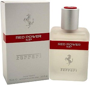 Red Power Ice 3 Eau De Toilette Masculino - Ferrari (CAIXA AMASSADA)