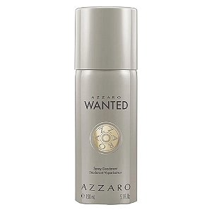 Desodorante Wanted Masculino - Azzaro (Sem Caixa e Embalagem Amassada)