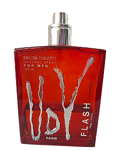 UDV Flash Eau de Toilette Masculino - Ulric de Varrens (SEM CAIXA, SEM TAMPA, VAZADO E VIDRO DESCASCADO)