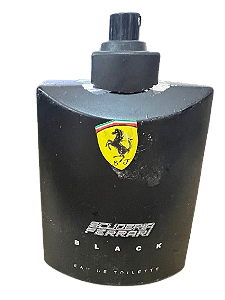 Ferrari Black Eau de Toilette Masculino - Ferrari (SEM CAIXA, SEM TAMPA VAZADO E FRASCO DANIFICADO)