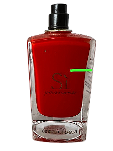 Sì Passione Eau de Parfum Feminino - Giorgio Armani (SEM CAIXA, SEM TAMPA, FRASCO COM AVARIAS E VAZADO)