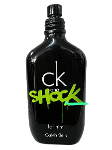 CK One Shock For Him Eau de Toilette Masculino - Calvin Klein (SEM CAIXA E VAZADO)