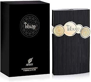 Tribute Black Eau de Parfum Compartilhável - Afnan (CAIXA AMASSADA)