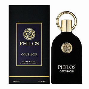 Philos Opus Noir Eau de Parfum Compartilhável - Maison Alhambra (CAIXA AMASSADA)