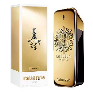 One Million Parfum Masculino - Paco Rabanne (CAIXA BRANCA E DOURADA)