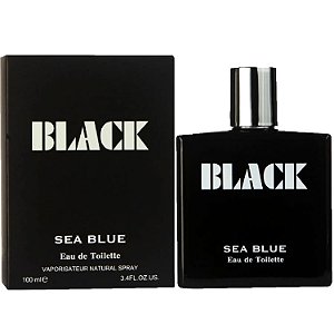 Black Eau de Toilette Masculino - Sea Blue (Caixa Amassada)