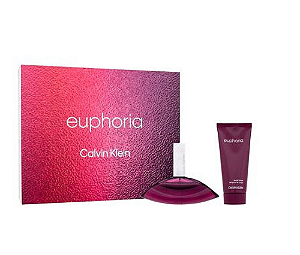 Calvin Klein Euphoria for Women Coffret Perfume Feminino EDP + Loção Corporal Kit