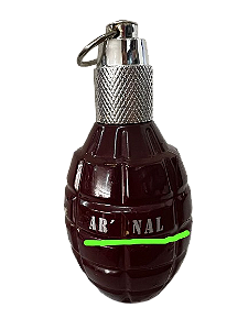 Arsenal Red Eau De Parfum Masculino - Gilles Cantuel (SEM CAIXA, FRASCO DESCASCADO E VAZADO)