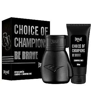 Kit Choice of Champions Be Brave Colônia+Shampoo Masculino - Everlast