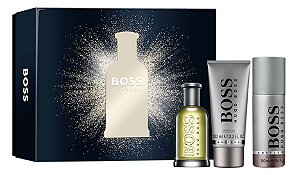 Kit Boss Bottled Eau de Toilette + Gel de Banho + Desodorante Spray Masculino - Hugo Boss (Sem Celofane)