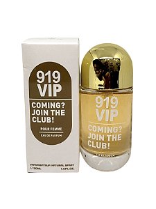 919 Vip Eau de Parfum Feminino - Lovali (CAIXA AMASSADA)