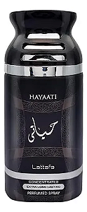 Desodorante Hayaati Masculino - Lattafa (FRASCO LEVEMENTE AMASSADO)