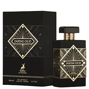 Infini Oud Eau de Parfum Compartilhável - Maison Alhambra (Caixa amassada)