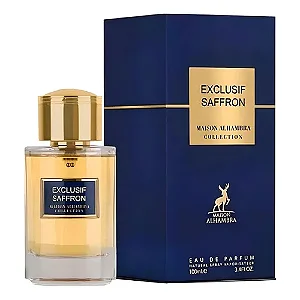 Exclusif Saffron Eau de Parfum Compartilhável - Maison Alhambra (Caixa amassada)
