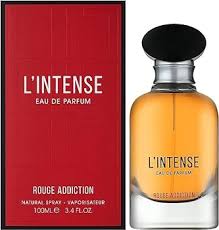 L'Intense Rouge Addiction Eau de Parfum Feminino- Maison Alhambra (CAIXA AMASSADA)