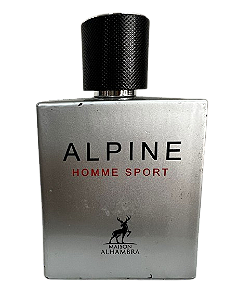 Alpine Homme Sport Eau de Parfum Masculino - Maison Alhambra (SEM CAIXA E FRASCO AVARIADO)