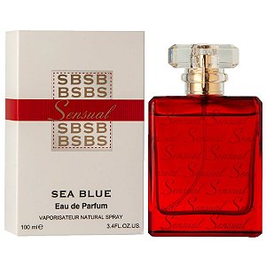 SB Sensual Eau de Parfum Feminino - Sea Blue (Caixa Amassada)