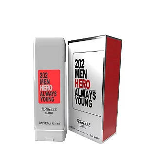 Body Lotion 202 Men Hero Always Young Masculino - Isabelle La Belle (CAIXA AMASSADA)