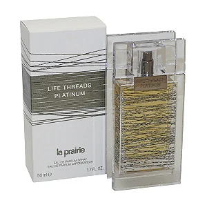 Life Threads Platinum Eau de Parfum Feminino - La Prairie (CAIXA AMASSADA)